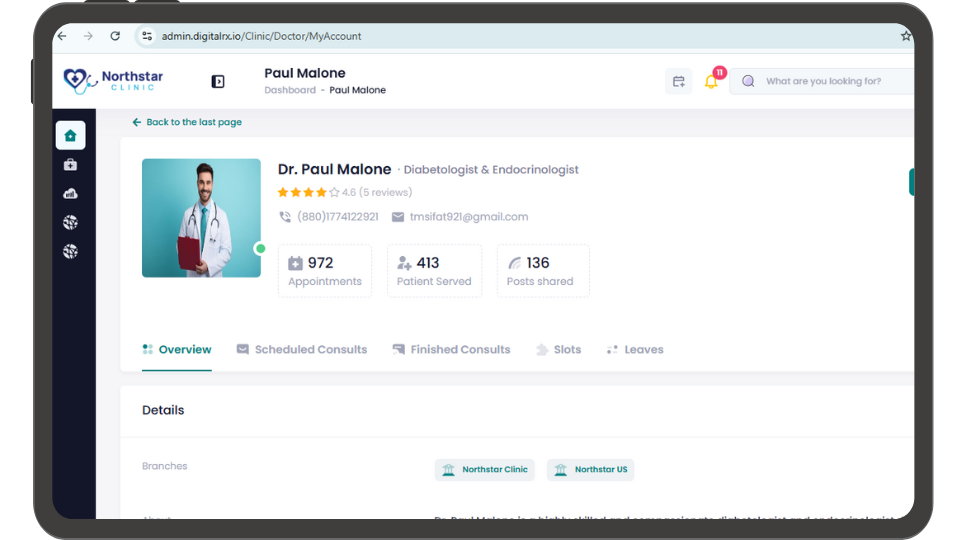 Clinic Website